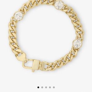 Melinda Maria Julian Triple Diamond (simulated) Bracelet